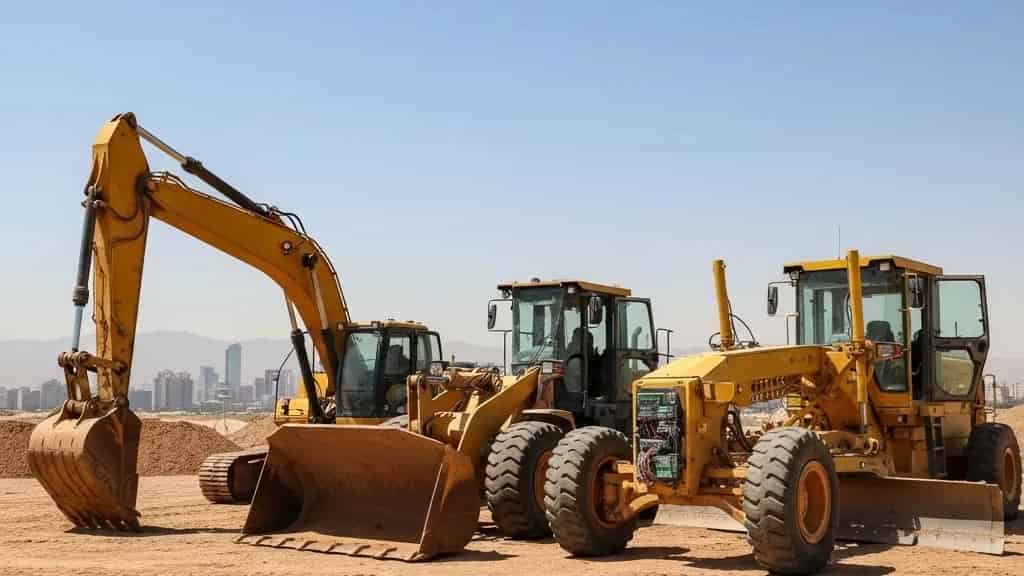 تعمیرات بردهای بیل مکانیکی لودر گریدر در تهران