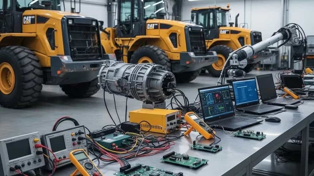 طراحی و ساخت ECU برای انواع گیربکس‌های ماشین آلات راهسازی