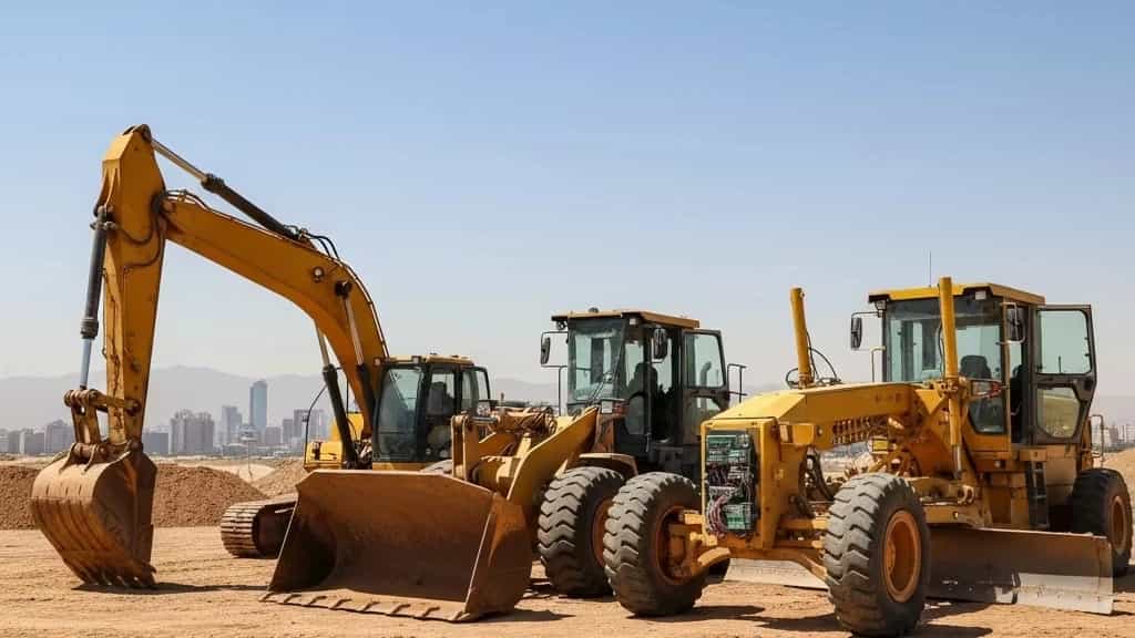 تعمیرات بردهای بیل مکانیکی لودر گریدر در تهران